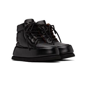 MARSÈLL Black Leather Boots